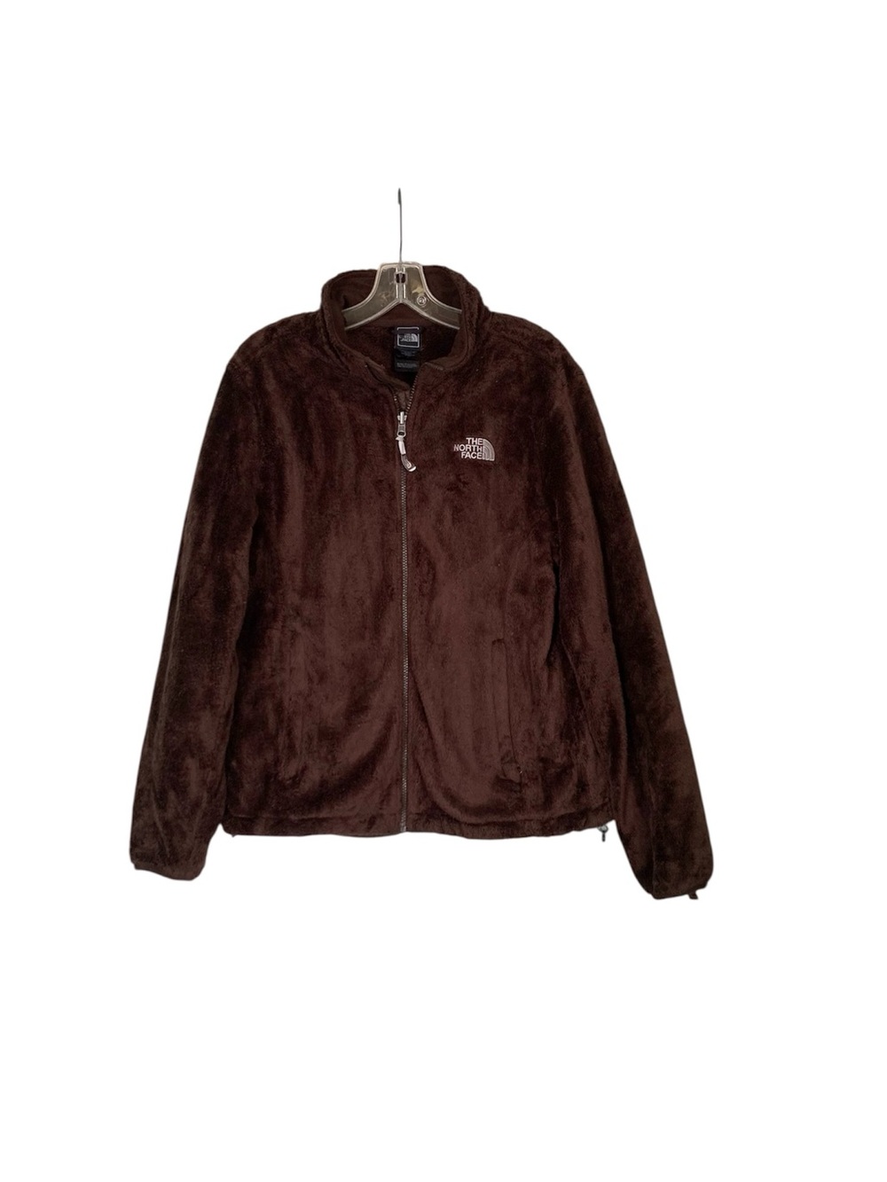 The North Face Teddy Brown Osito Fleece Zip Up Jacket Women’s Large